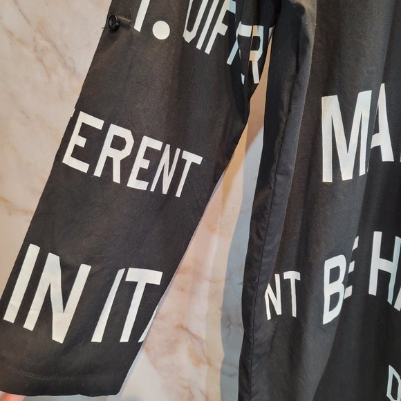 AYTE Be Different Oversized Grafic Print Button Shirt - Picture 4 of 9